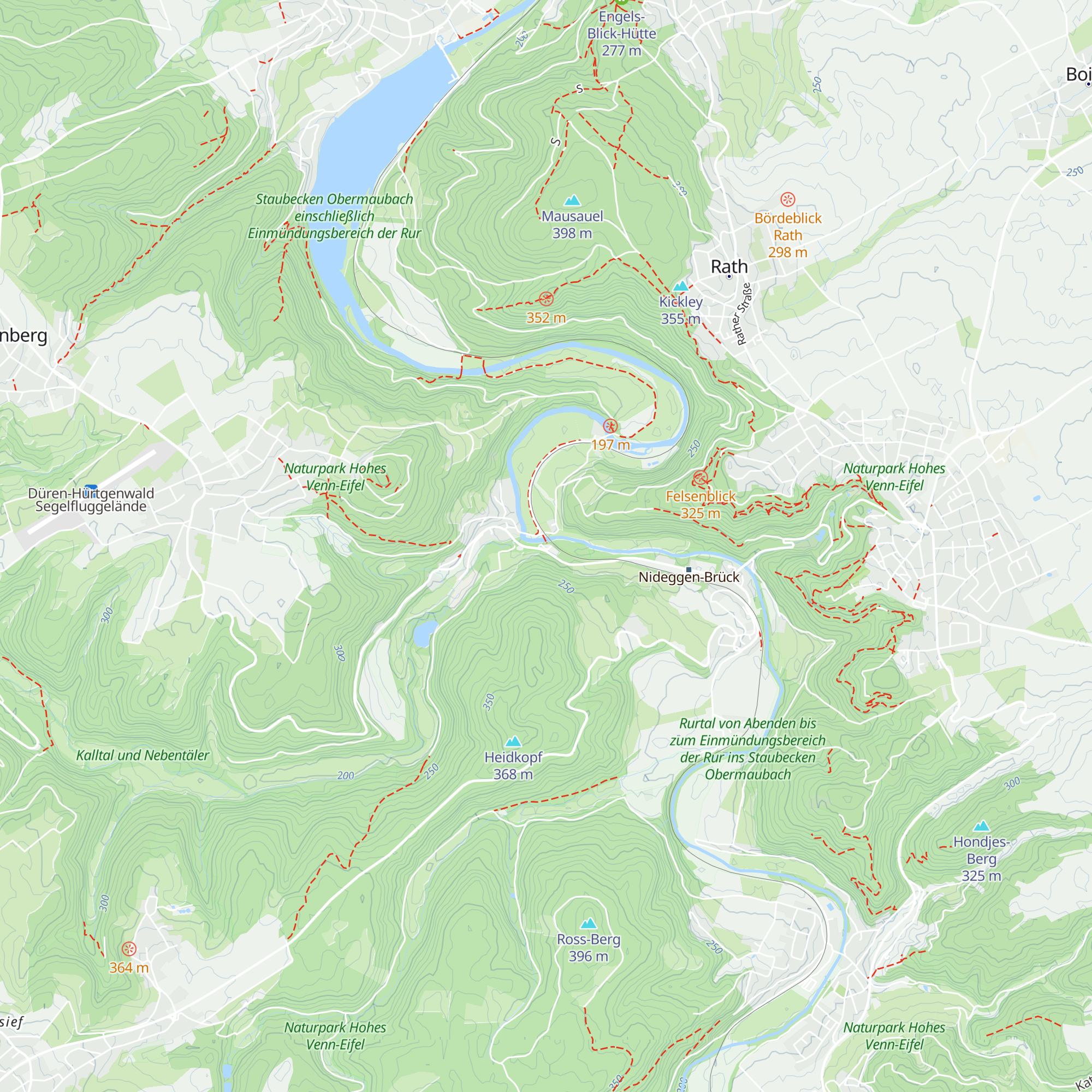 Nationalpark-Infopunkt Zerkall map
