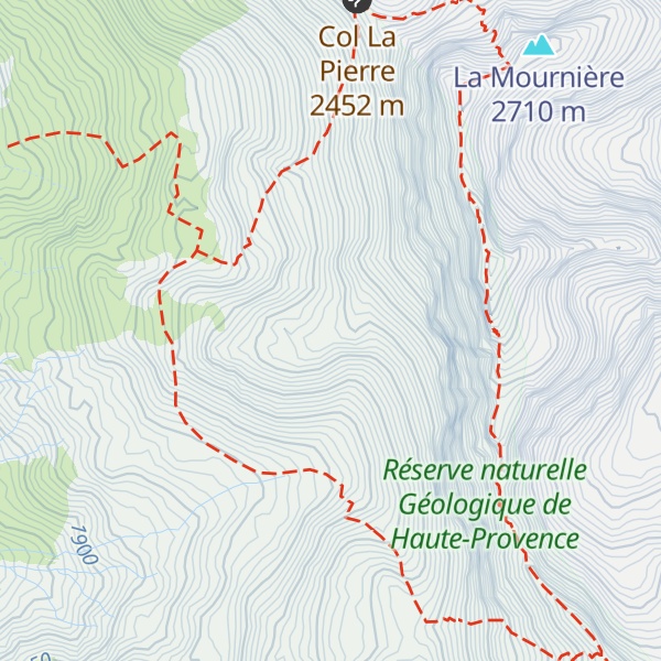 Map of La Résinière
