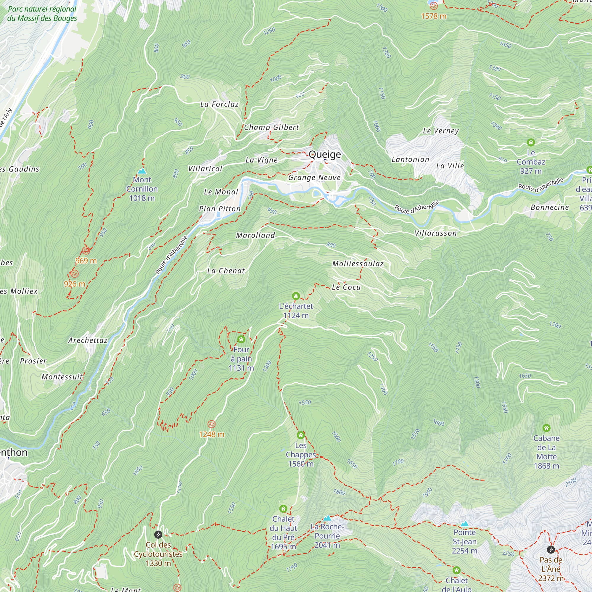 L'échartet map