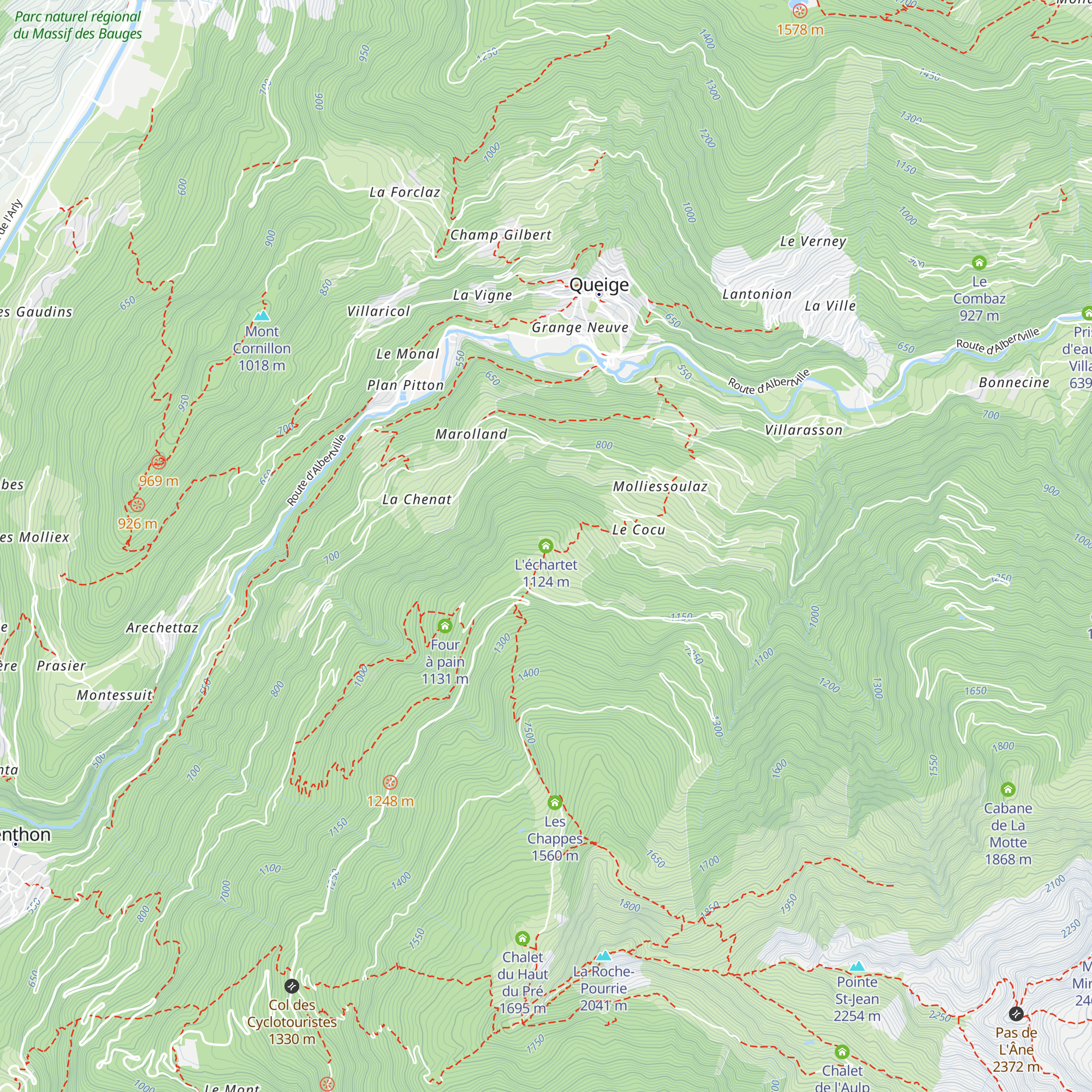 L'échartet map