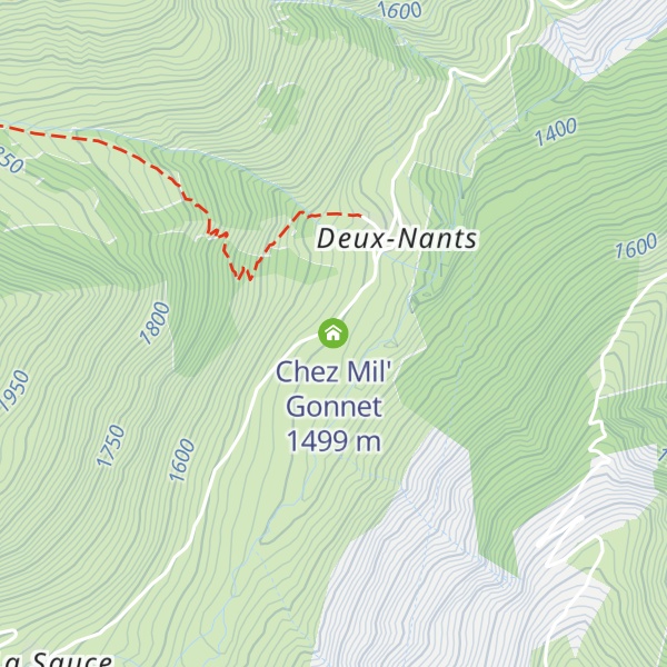 Map of Chez Mil' Gonnet