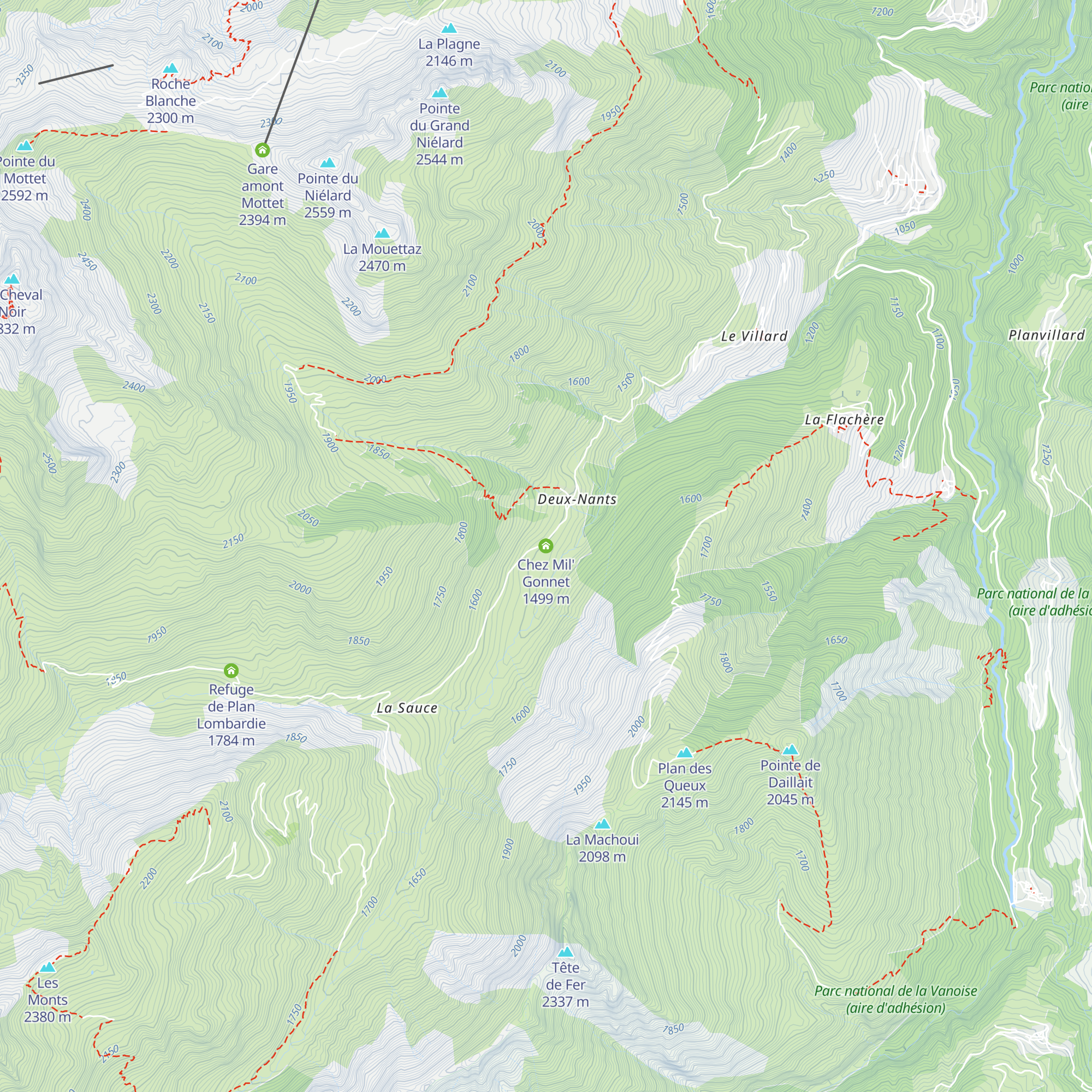 Chez Mil' Gonnet map