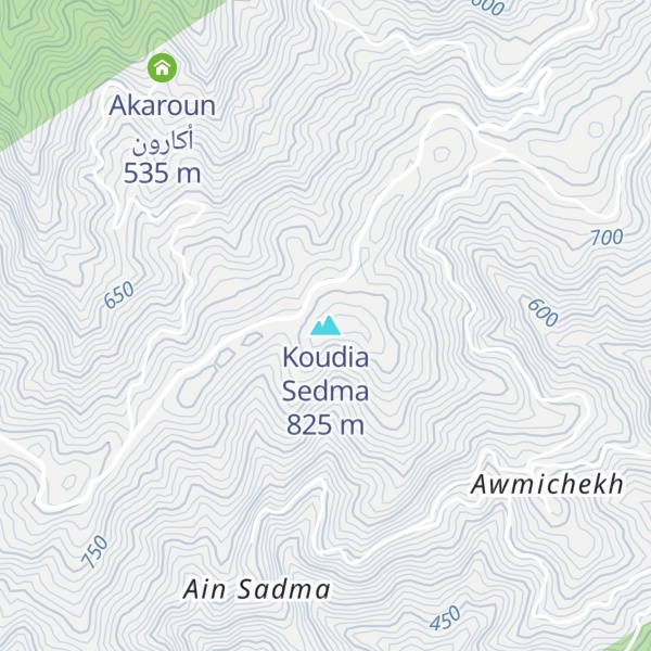 Map of Koudia Sedma