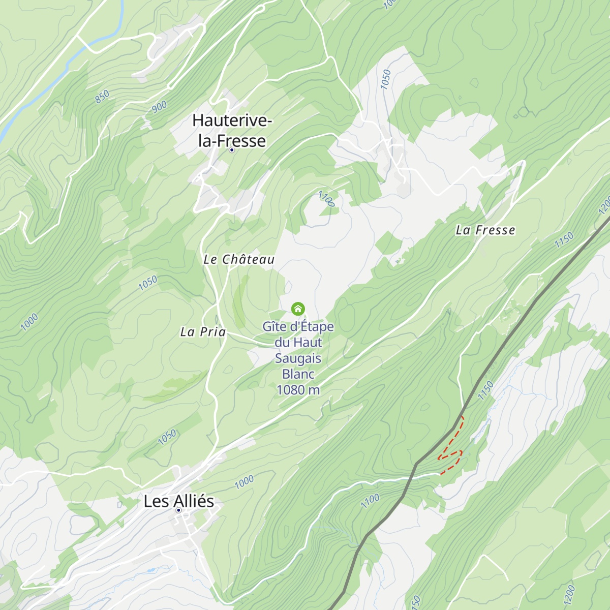 La Perdrix map