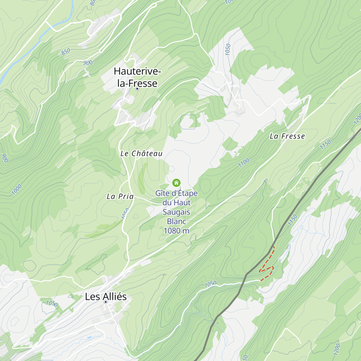 La Perdrix map