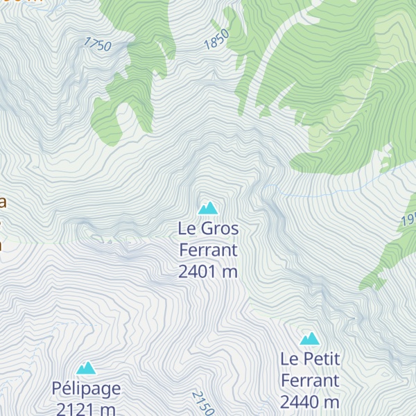 Map of Le Gros Ferrant