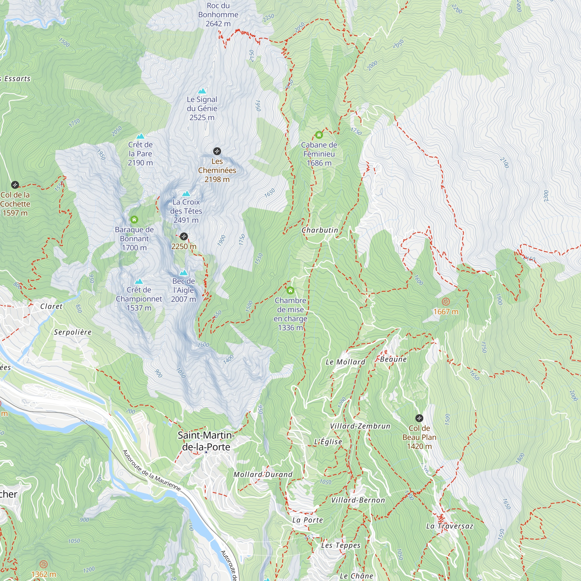 Chambre de mise en charge map