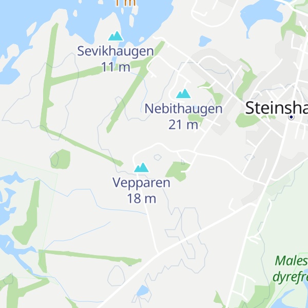 Map of Storhaugberget