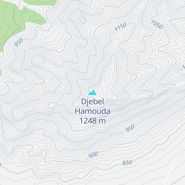 Map of Djebel Hamouda