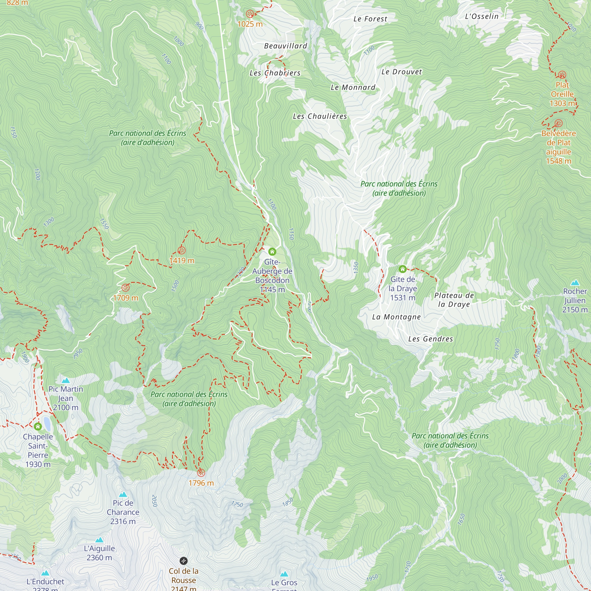 Cabane Forestiere du Clot des Vernes map