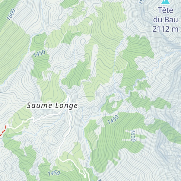 Map of Le Chastelas
