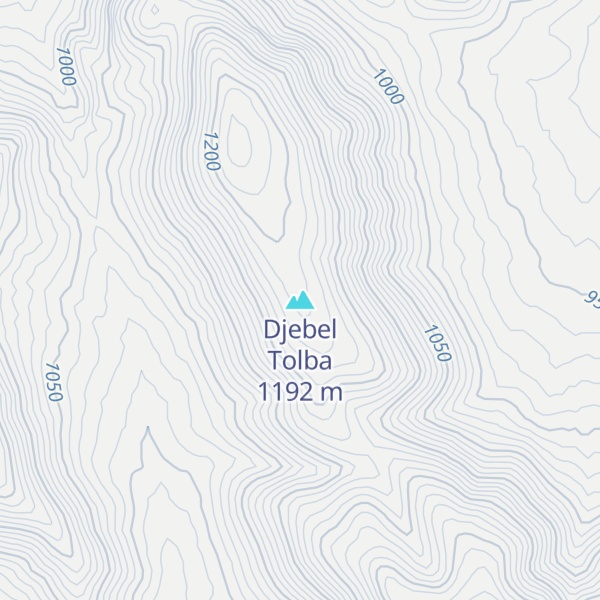 Map of Djebel Tolba