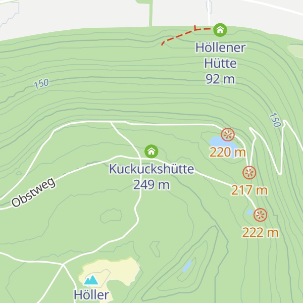 Map of Kuckuckshütte