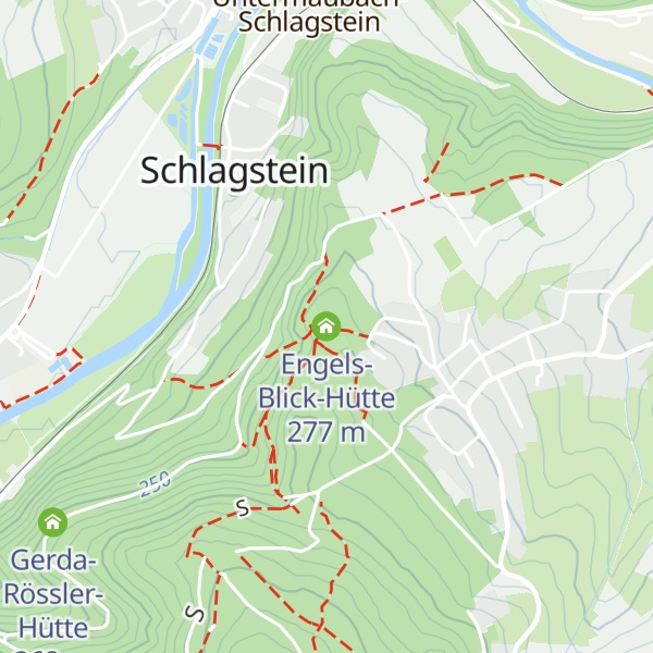 Map of Engels-Blick-Hütte