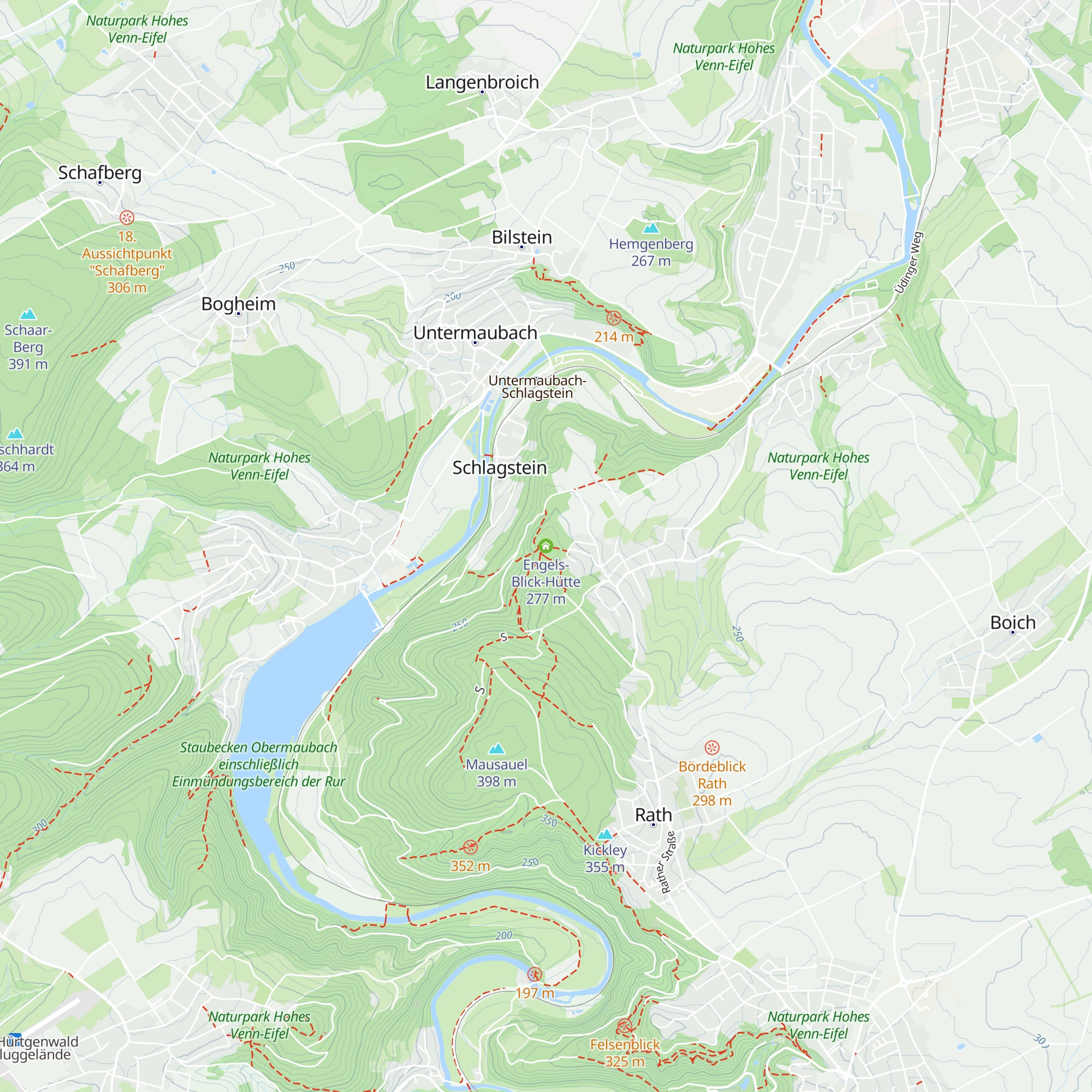 Engels-Blick-Hütte map