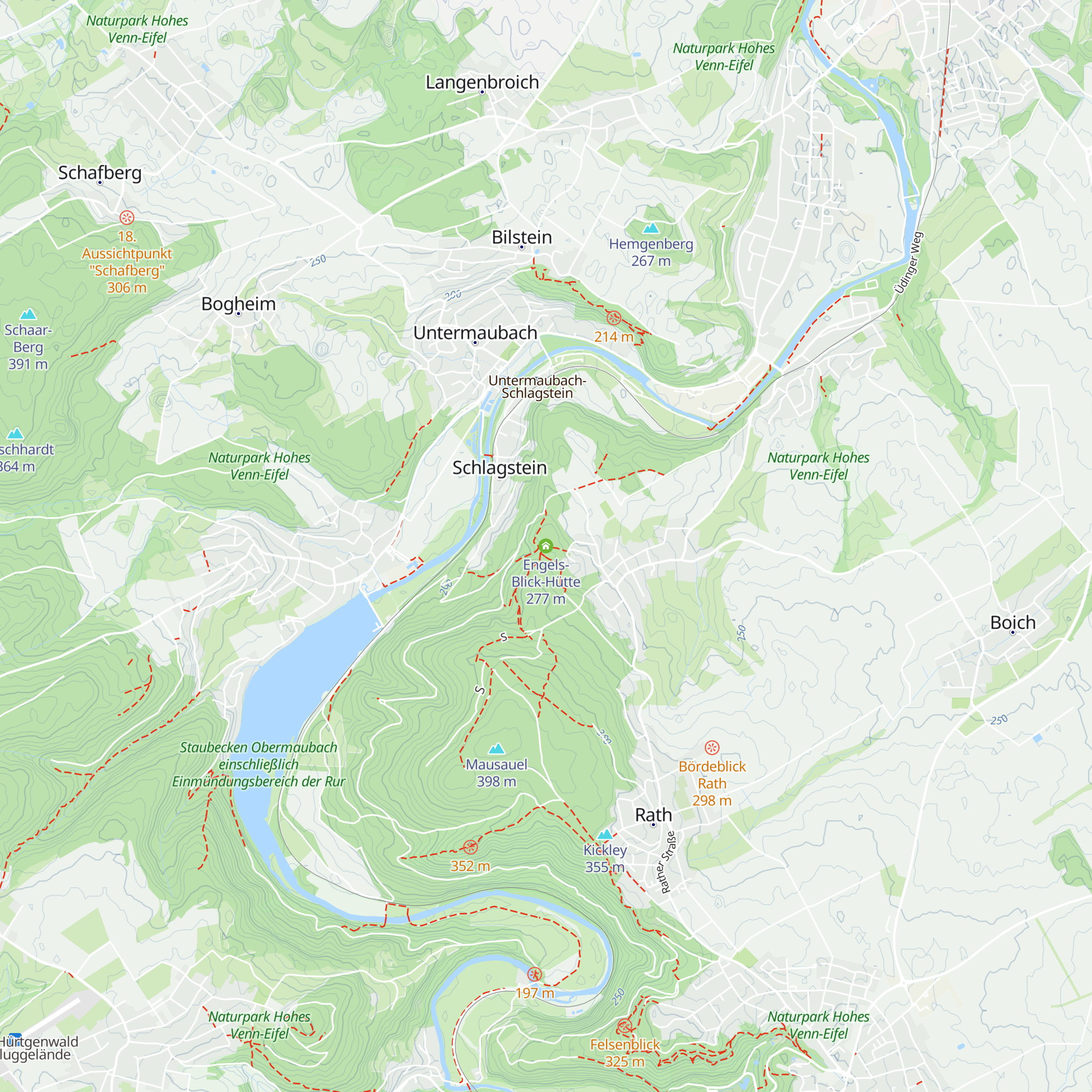 Engels-Blick-Hütte map