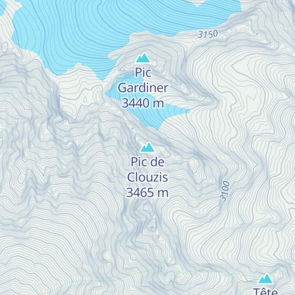 Map of Pic de Clouzis