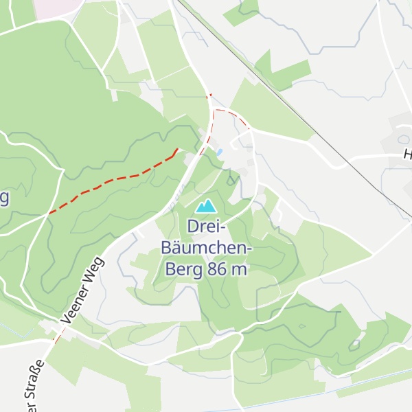Map of Drei-Bäumchen-Berg