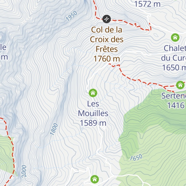 Map of Les Mouilles