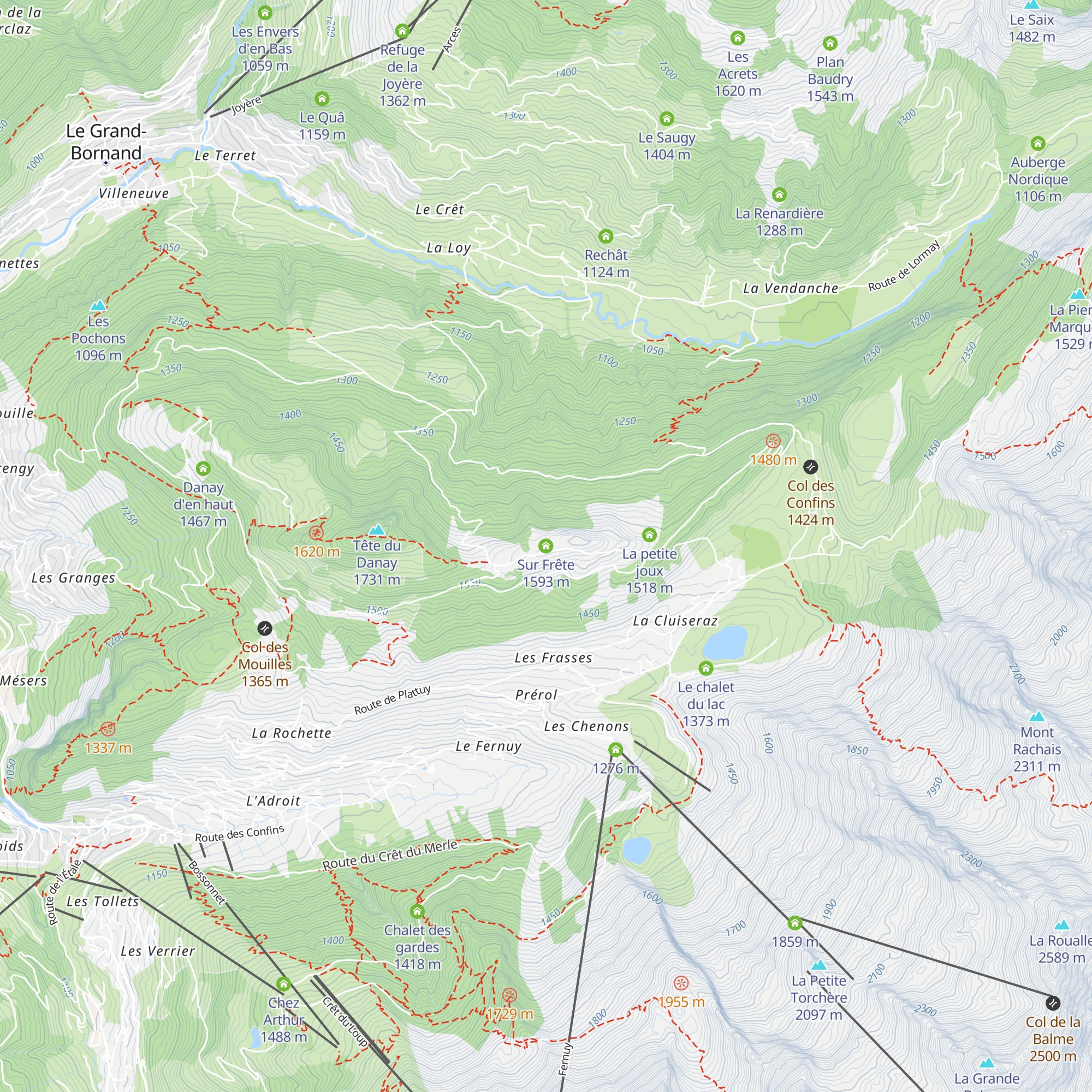Sur Frête map