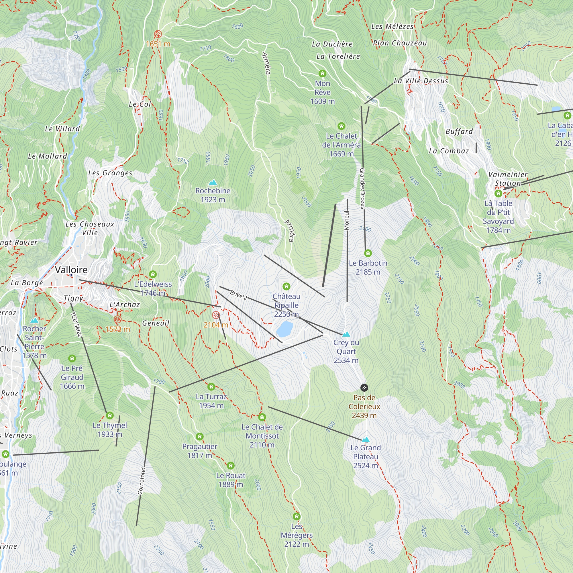 Château Ripaille map
