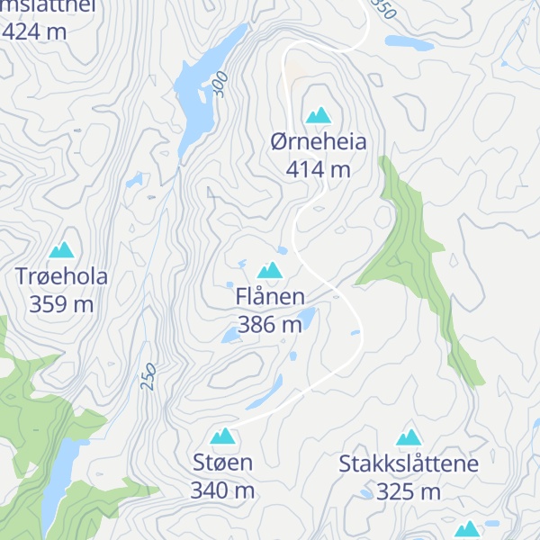 Map of Flånen