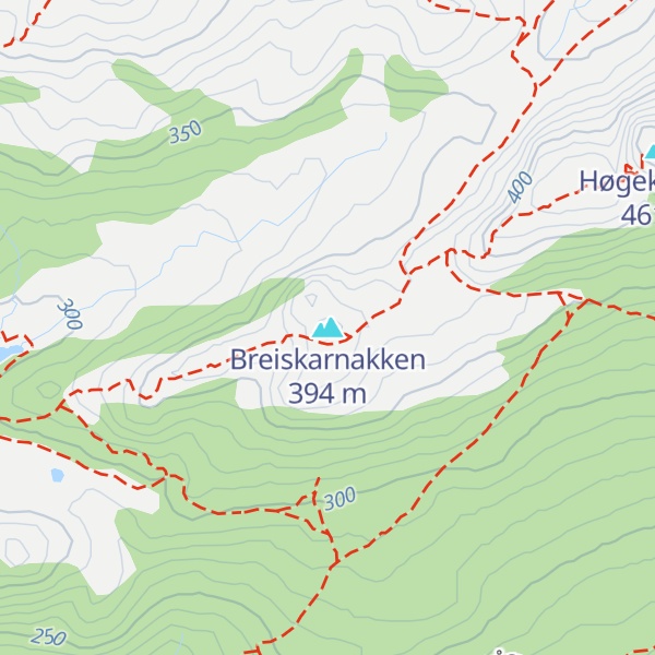 Map of Breiskarnakken