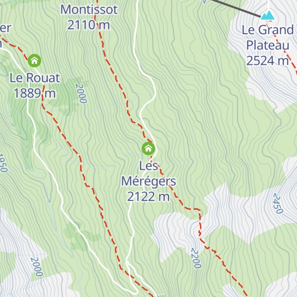 Map of Les Mérégers