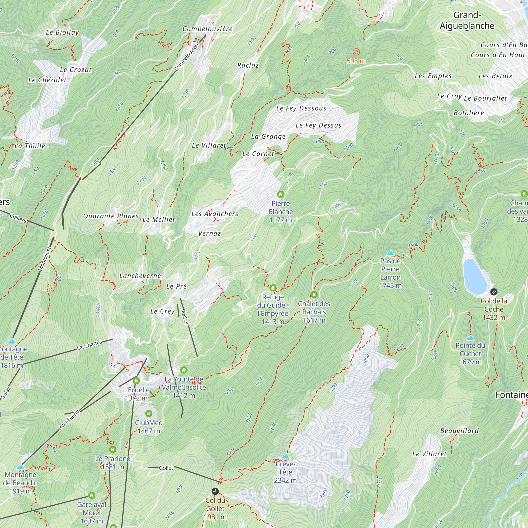 L'Aigle Blanc map
