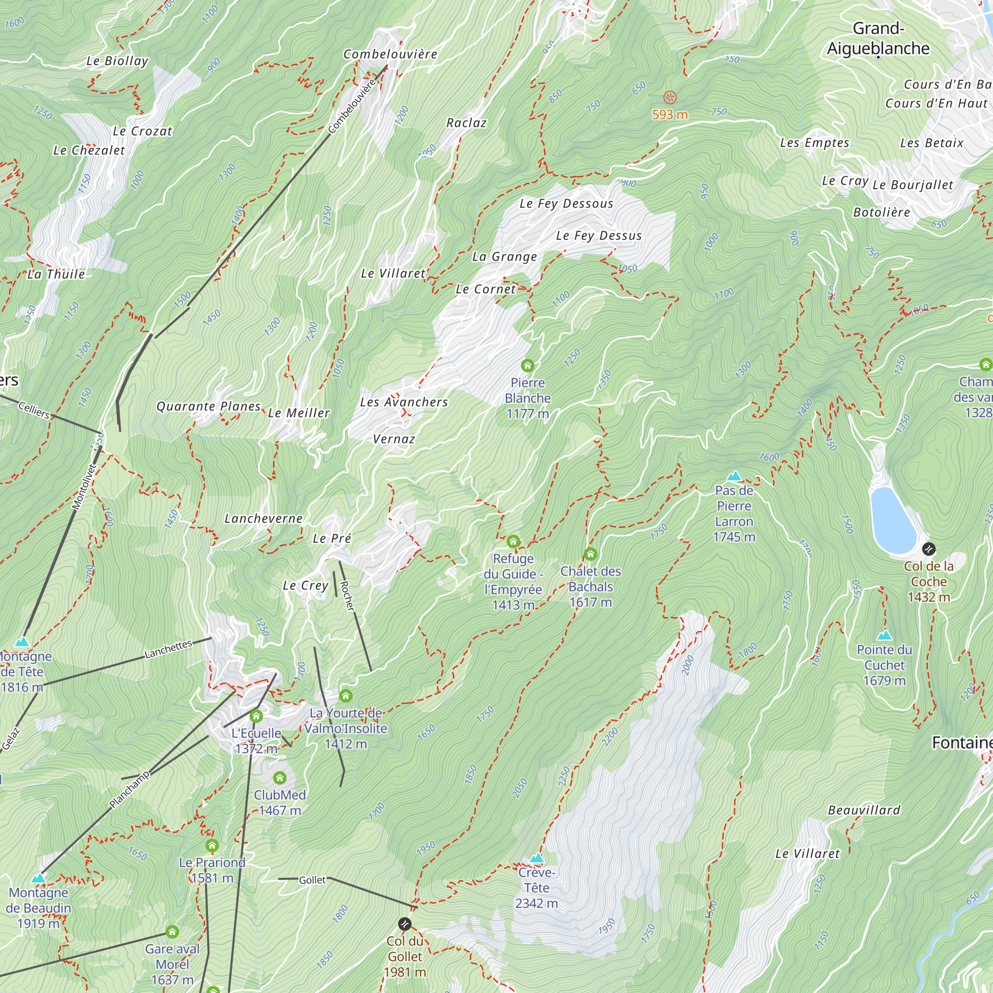 L'Aigle Blanc map