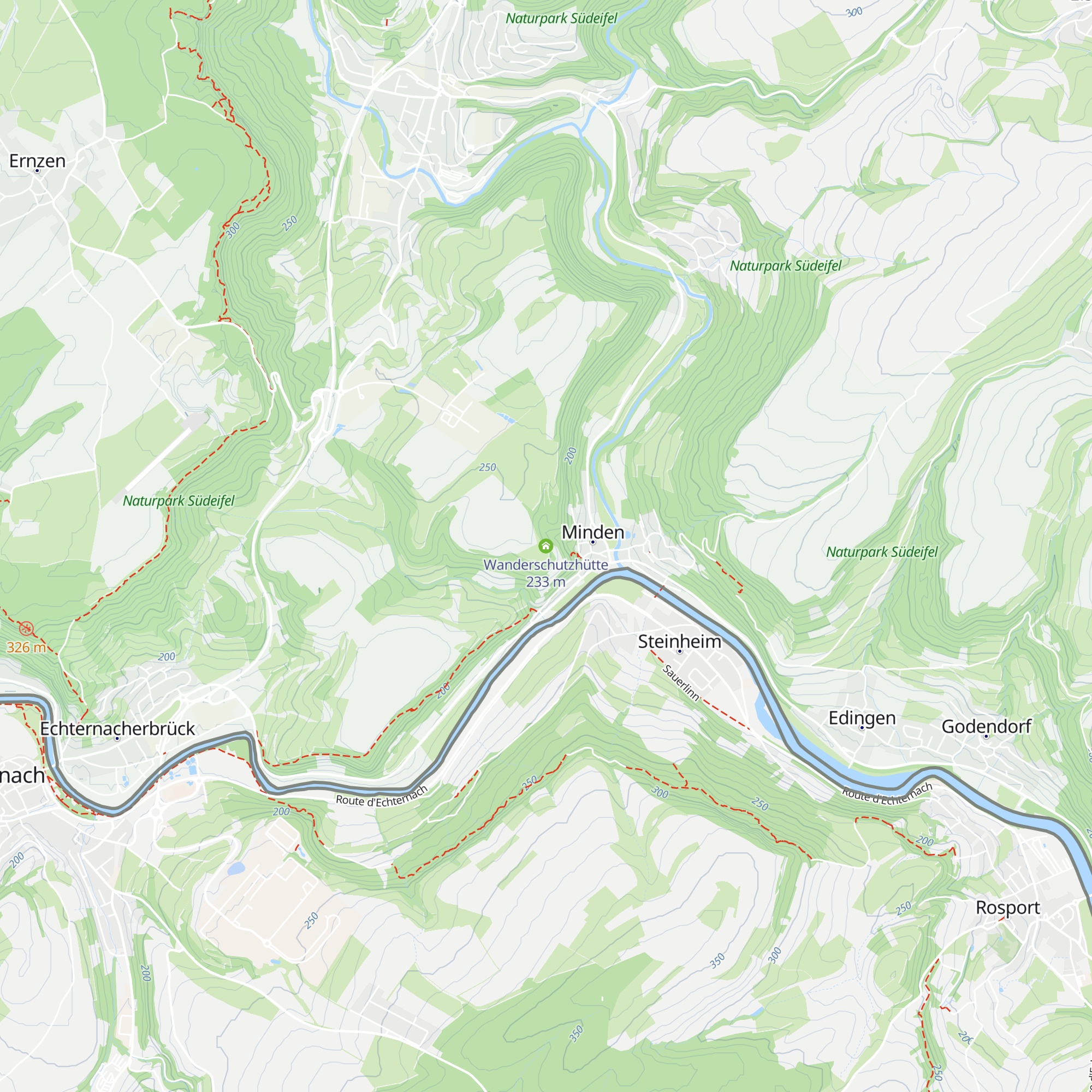 Wanderschutzhütte map