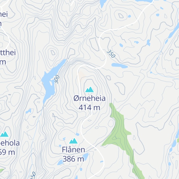 Map of Ørneheia