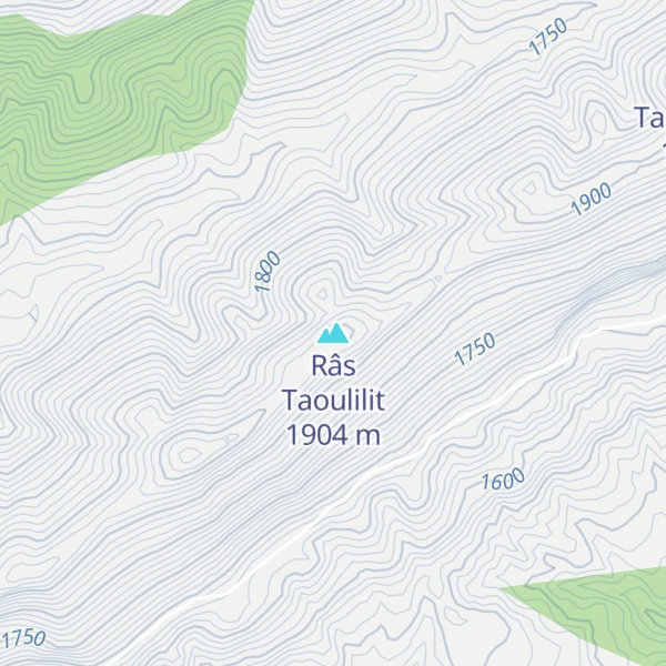 Map of Râs Taoulilit