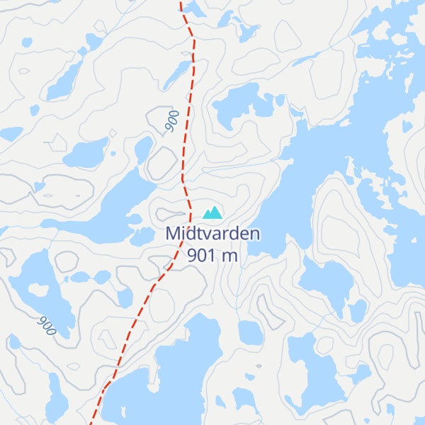 Map of Midtvarden