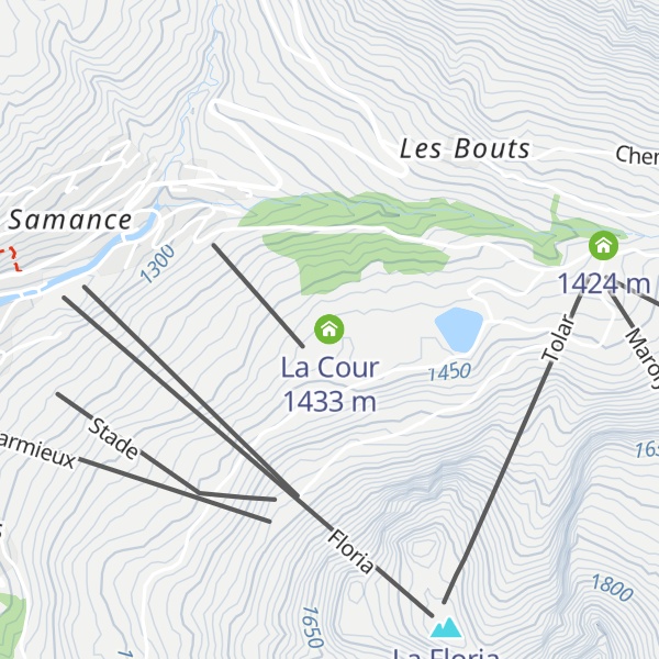 Map of La Cour