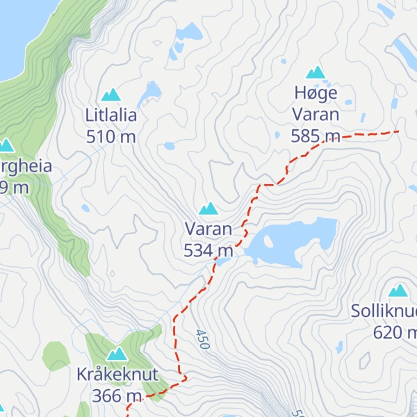Map of Varan