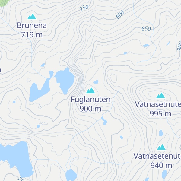 Map of Fuglanuten