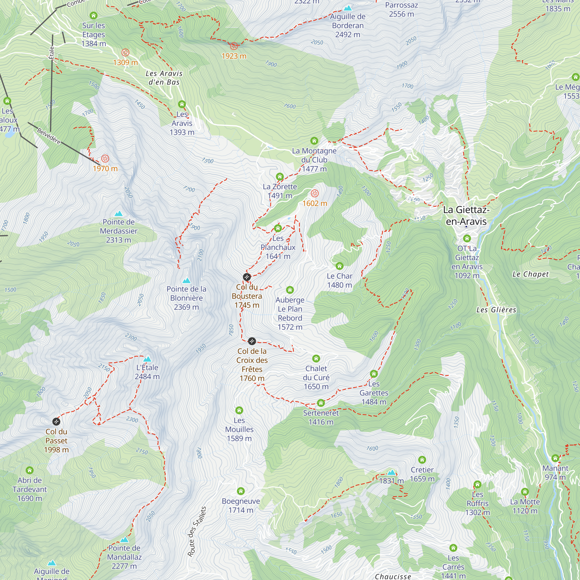 Auberge Le Plan Rebord map