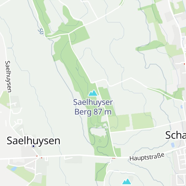 Map of Saelhuyser Berg