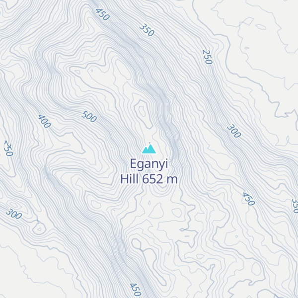 Map of Eganyi Hill