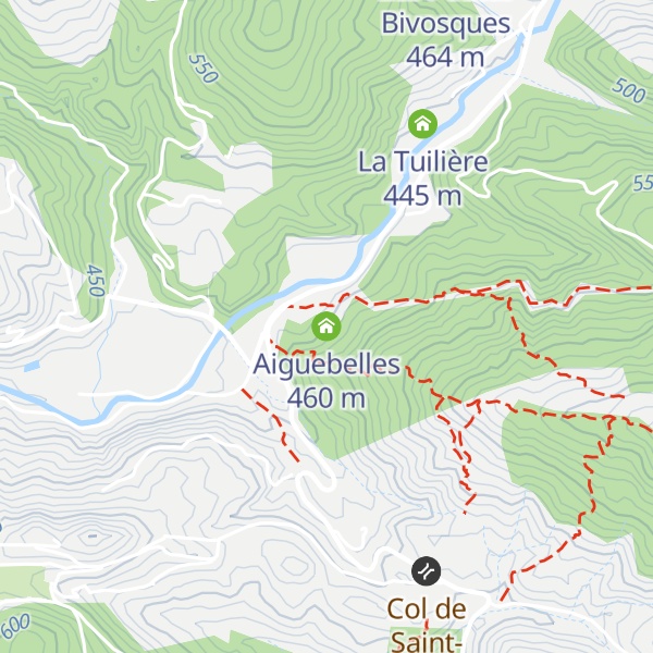 Map of Aiguebelles