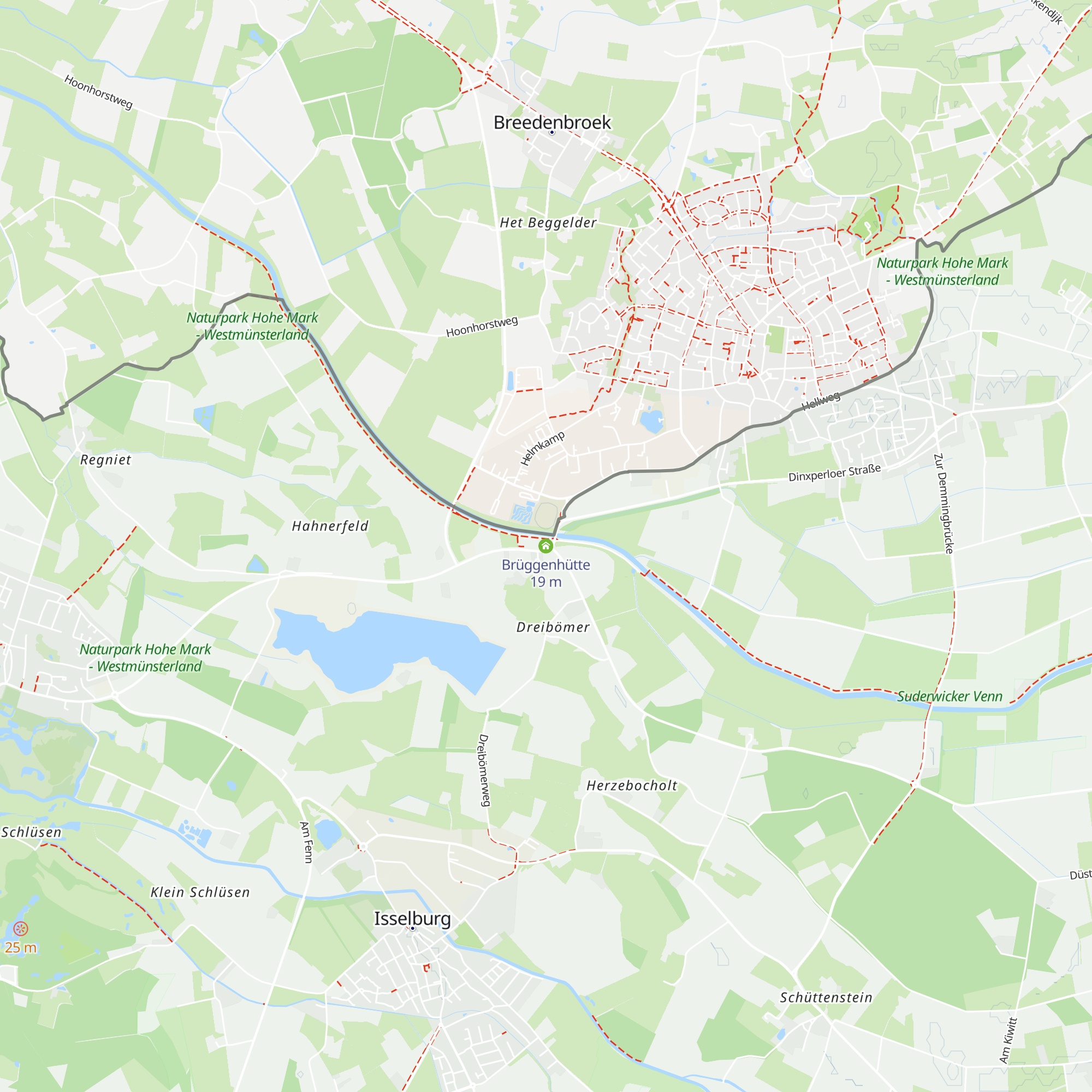 Brüggenhütte map