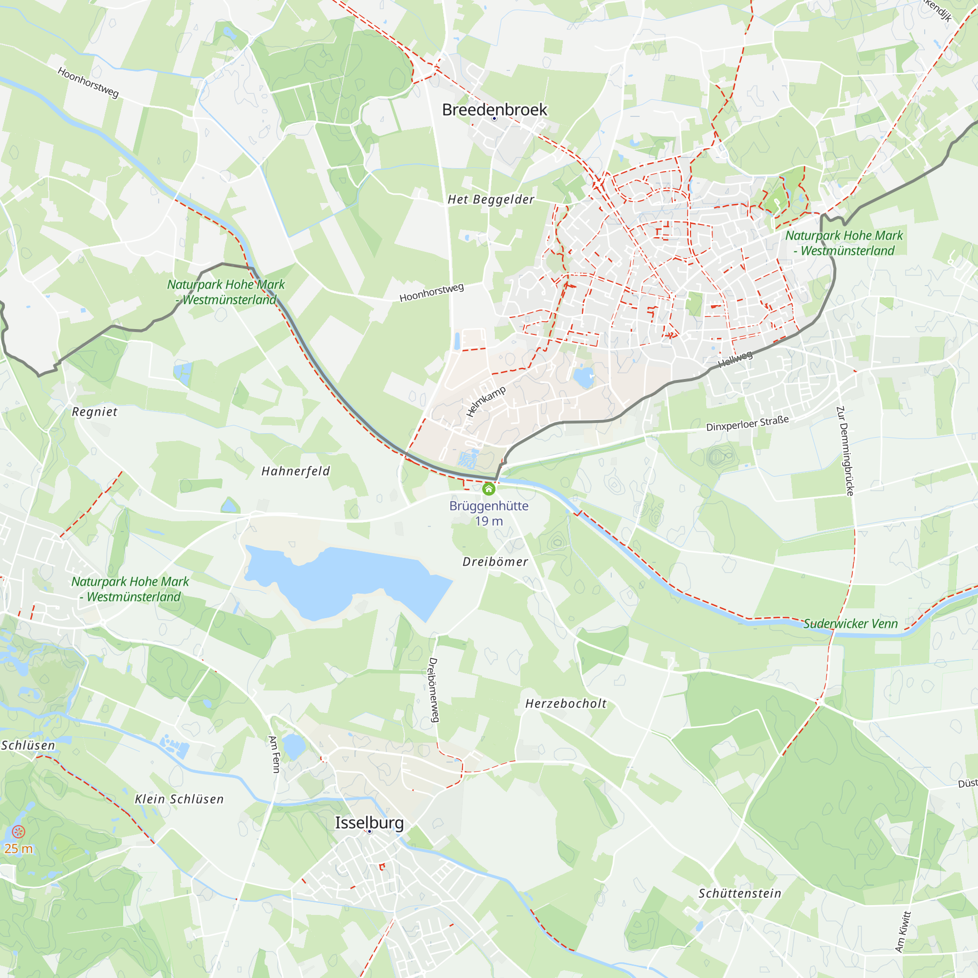 Brüggenhütte map