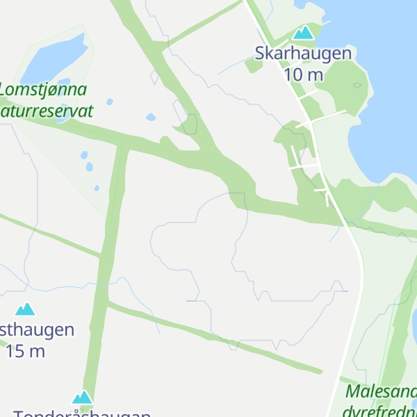 Map of Bjergane