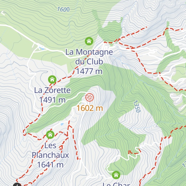 Map of Le Tête