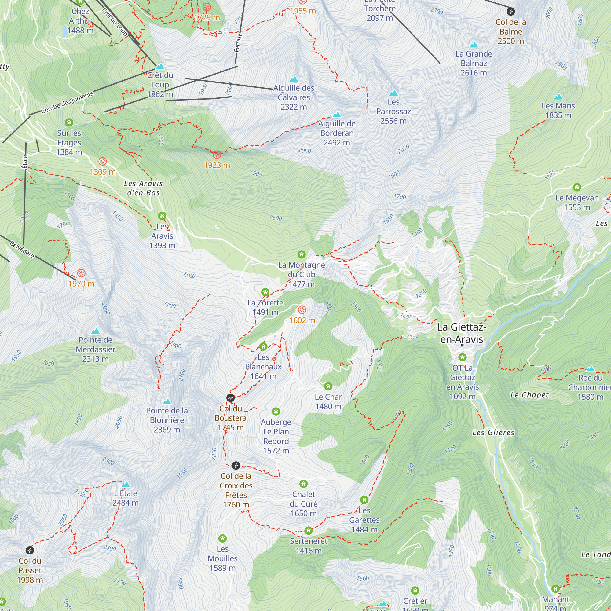 Le Tête map