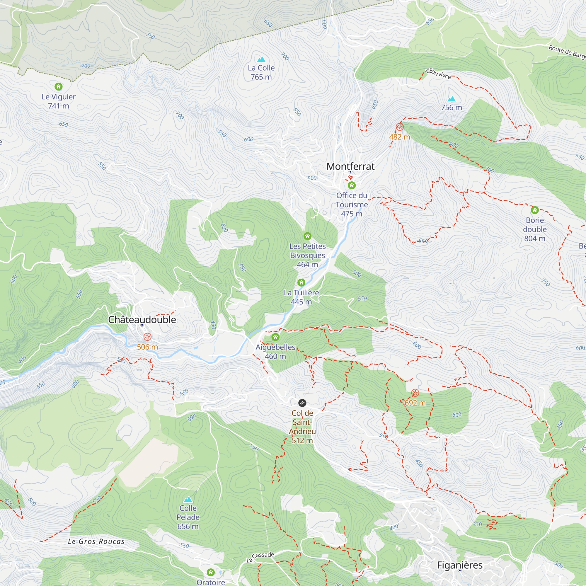 Le Gourdoulié map