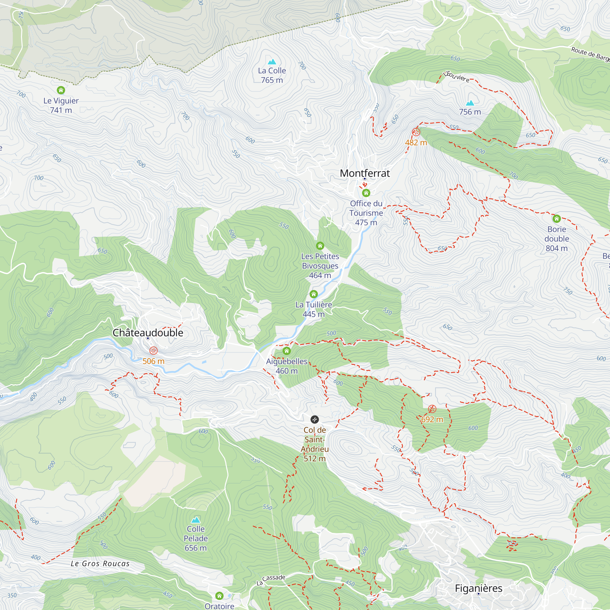 Le Gourdoulié map
