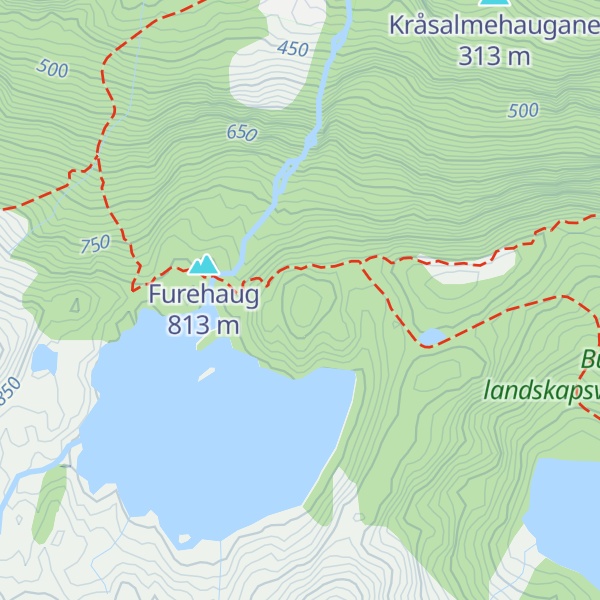 Map of Bjøllehaug
