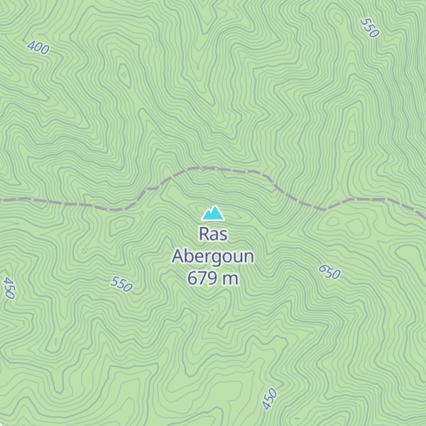 Map of Ras Abergoun